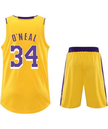 Shop Basketball Jersey Shirt & Shorts for Children & Adults - Sleeveless Suit B-34-Gelb S - International Shipping Available - Buy Online on SooperMarket.com