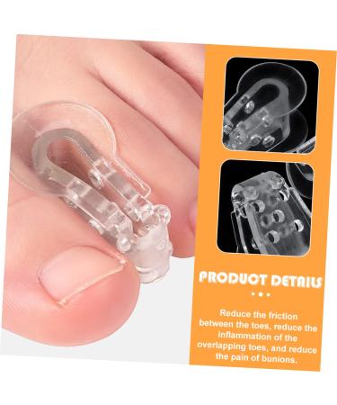 FOMIYES 3 Pairs Toe Splitter Nail Tool Thumb Splint Nail Protector Toe Dividers Valgus Correct Bunion Protector Foot Separator Toe Spacers for Feet Foot Toe Separator Man Sebs Stretcher - Buy Online on SooperMarket.com