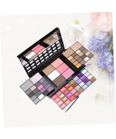 Beavorty 2pcs 74 Eyeshadow Palette Lip Gloss Blush set makeup Glitter 18*11cmx2pcs Picture 1x2pcs - Buy Online on SooperMarket.com