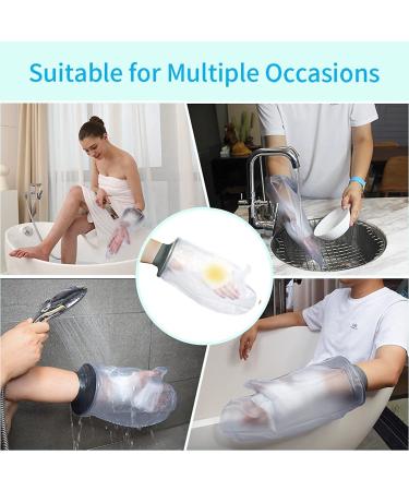 yuoseg Waterproof Cast Cover Adult Hands Cover for Shower Bath Wound Protector for Burnt Hands Fingers Wrists - Buy Online on SooperMarket.com