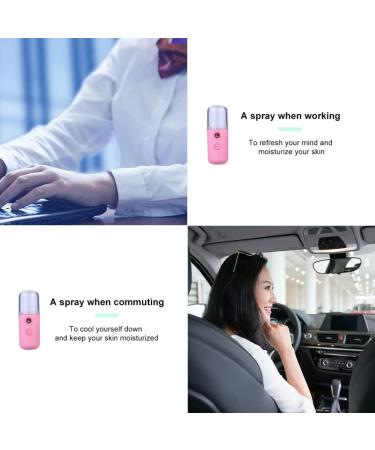 Beavorty 2pcs Air Diffuser Facial Mister Portable Beauty Spray Water Meter Carburetor Hydrating Face Steamer - Buy Online on SooperMarket.com