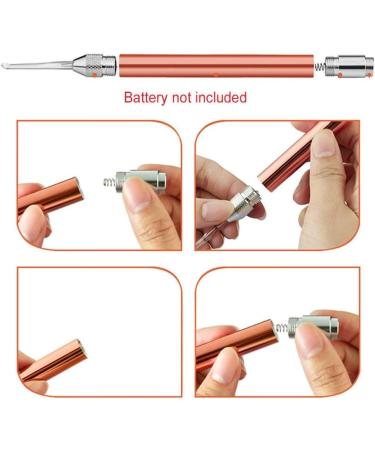Baby Ear Wax Cleaner Flashlight Earpick Ear Wax Remover LED Ear Curette Spoon Ear Care Tool Red Durable and Useful - Buy Online on SooperMarket.com