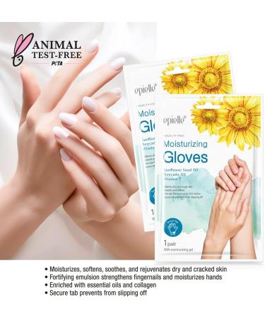 Epielle Moisturizing Socks and Gloves - 10 Pairs for Hand and Foot Care | Stocking Stuffers - Buy Online on SooperMarket.com