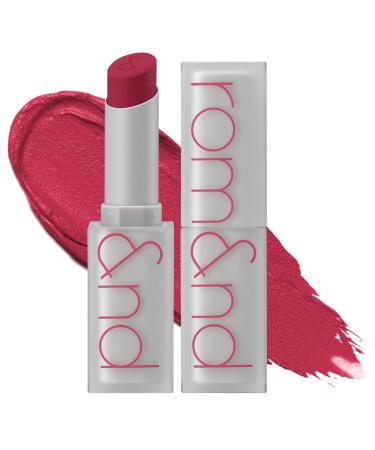 rom&nd Zero Matte Lipstick 3g  14 SWEET P  Intense Color  Highly Pigmented  Last All Day  Weightless  Smooth Velvet Texture  Matte Finish  Without Drying or Flaking