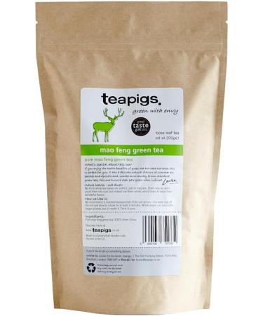 teapigs Super Fruit Loose Tea Made With Whole Fruit (1 Pack of 200g) 1216 & Teapigs Mao Feng Green Tea Tea Made With Whole Leaves (1 Pack of 200g Loose) + Mao Feng Green Tea 200 g (Pack of 1) - Buy Online on SooperMarket.com