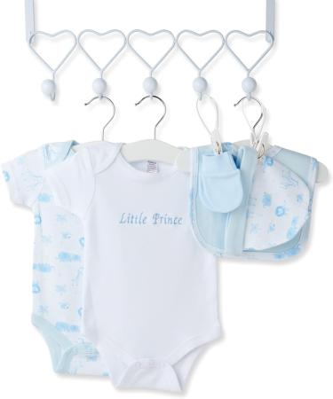 Baby Boy Personalised Gifts Set - 12 Essential Items for Newborn with 2 Customised Baby Gifts - Blue Baby Box Hamper - Buy Online on SooperMarket.com