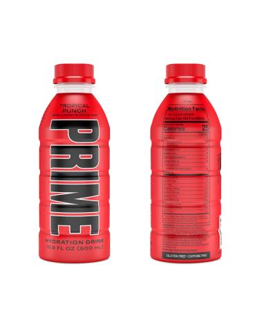 Prime Hydration Sports Drink Variety Pack - 7 Flavors - Energy Drink Electrolyte Beverage - 16.9 Fl Oz - Lemon Lime, Tropical Punch, Blue Raspberry, Orange, Grape, Ice Pop, Strawberry Watermelon - Buy Online on SooperMarket.com