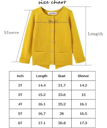 SMILING PINKER Toddler Girls Knit Cardigan Pink | Soft Warm Sweater 12-24 Months - Buy Online on SooperMarket.com
