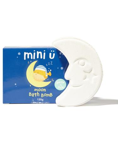 Mini U Moon Bath Bomb - (120g) Fizzing Trail Bath Bomb - Moisturising Shea Butter - Vegan - *Gold Award Winner* - Non Toxic - Perfect Childrens Gift for Fun Bathtimes Vanilla 120 g (Pack of 1)