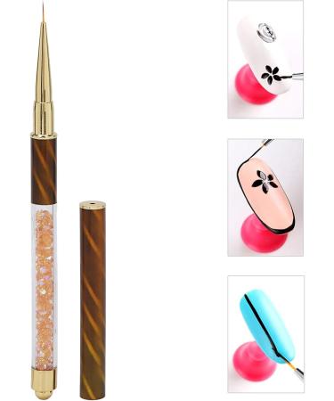 Manicure Picker Dotting Pen Professional Ultra Fine Easy To Operate Manicure Liner Pen DIY for Household Nail Shop(Green stripes (long pull line)) - Buy Online on SooperMarket.com