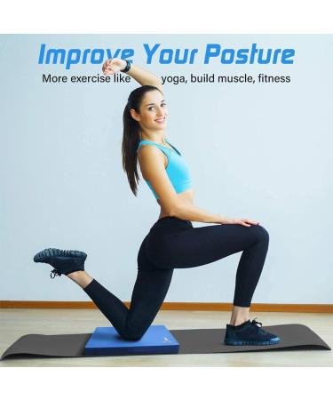 5BILLION XL Foam Balance Pad for Physical Therapy & Yoga - Non-Slip Exercise Pad for Fitness & Stability Workouts - Blue, Large Size (19.6 x 15.7 x 2.4) - Buy Online on SooperMarket.com
