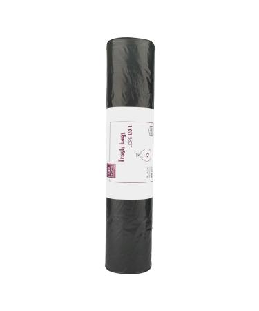 D.Rect garbage bag 120l 25 pieces plastic garbage bags garbage bags for the kitchen hard-wearing garbage bags recycled waste bags garbage bags paper waste bags black 25 pieces black 120l