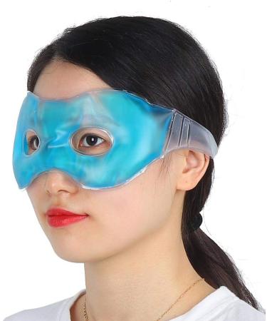 Cooling Eye Mask - Reusable Anti-Fatigue Cold & Hot Compress for Dark Circles | Relieve Tired Eyes - Buy Online on SooperMarket.com