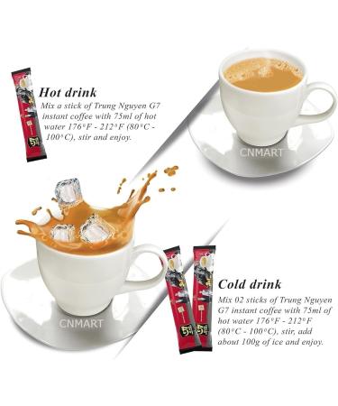 CNMART Trung Nguyen G7 Instant Coffee Vietnamese Coffee Mix 3 in 1 320g (Pack of 8) - Buy Online on SooperMarket.com