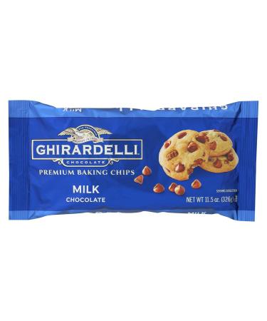 Ghirardelli Chocolate Baking Chips, Milk Chocolate, 11 Ounce (Pack of 12)