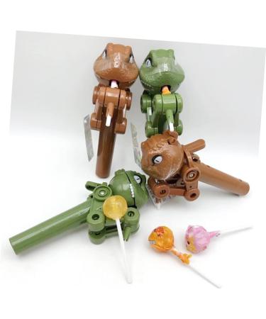 ORFOFE 2pcs Lollipop Machine Dinosaur Lollipops for Food Toy Mini Kid Toys Popular Candy Tool Toys Plastic - Buy Online on SooperMarket.com