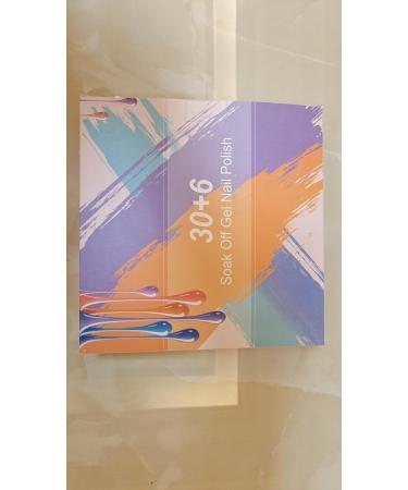 36Pcs SHOWNAIL Gel Nail Polish Set - 30 Vibrant Colors with Base, Glossy & Matte Top Coat - Glowing Diamond Finish - 8ml DIY Nail Kit - Buy Online on SooperMarket.com