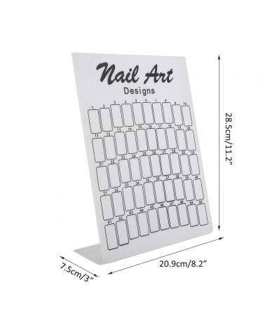50pcs Nail Display Board Glass | Professional Nail Accessories for Manicure Stores | International Shipping Available - Buy Online on SooperMarket.com