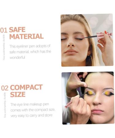 NOLITOY 2pcs Liquid Eyeliner Black Waterproof Eyeliner Eyeliner Eye Liners Makeup Set Water Proof - Buy Online on SooperMarket.com
