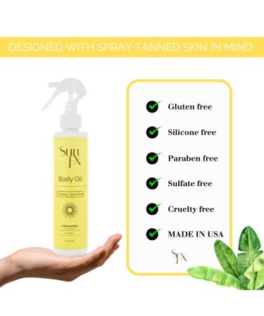 SunFX Ultra Hydrating Cheeky-Sunshine Body Oil | Prolong Spray & Self Tanning | Lightweight Non-Greasy Hydration | 6 fl oz - Shop Internationally - Buy Online on SooperMarket.com