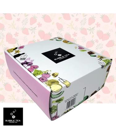Honeydew Melon Bubble Tea Kit with Mango and Blueberry Pobbles - Gift Set (30 Servings) - Buy Online on SooperMarket.com