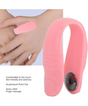 Headache Relief Clip Magnetic Acupressure Hand Clip 4 (Pink) - Buy Online on SooperMarket.com