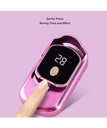 Heated Eyelash Curler Electric Lash Curler Rechargeable Curler for Quick Curling Long Lasting Women Gift with T Type Silicone Design (Rose Red) - Buy Online on SooperMarket.com