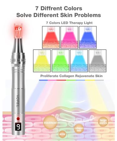 VOFEL Anti Aging Serum for Wireless Beauty Pen - Professional Skin Care with 12 Replacements - Buy Online on SooperMarket.com