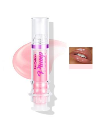 Lifter Gloss Spicy Lip Plumping Booster Lip Gloss Glossy Lipstick Hydrating Volumizes High-Shine Fuller Lip Plumper Lip Mirror Lip Glaze Plump&Pout Lip Plumper for Women Girls (#01)