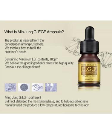 Buy Sidmool EGF Ampoule 11ml - Firming Skin with Liposome Technology & Snail Extract | International Shipping Available - Buy Online on SooperMarket.com