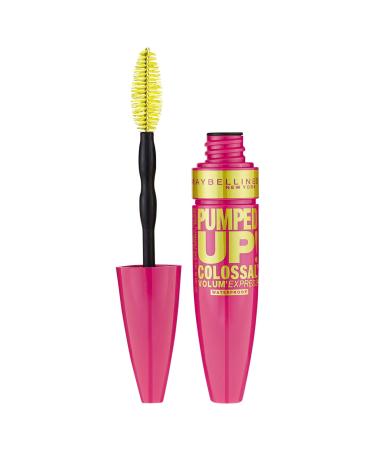 Maybelline New York Volum' Express Pumped Up! Colossal Waterproof Mascara  Classic Black  0.32 Fl Oz  (K1569200) 0.32 Fl Oz (Pack of 1) Classic Black