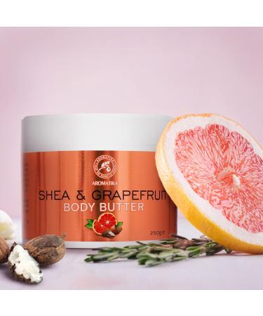 Shea & Grapefruit Body Butter 250g | Natural Moisturizing Cream for Dry Skin | Karit Oil Body Butter | Nourishing Skin Care - Buy Online on SooperMarket.com