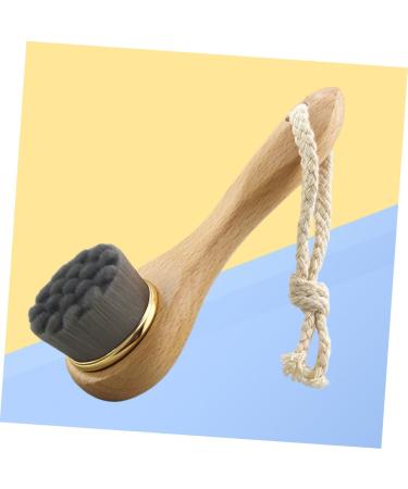 minkissy Facial Scrubber Facial Cleaning Brush Face Scrubber Face Brush Face Cleaner Brush Cleanser Brush Cleansing Brush Face Cleaning Brush Facial Brush Bamboo Long Handle Cleasing Milk - Buy Online on SooperMarket.com