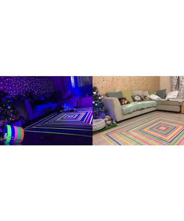 GreyParrot Tape UV Tape Blacklight Reactive  (6 Pack)  (6 Colors)  33ft Per Roll  Fluorescent Cloth Tape  Glow in The Dark Tape Under UV Black Light 0.59in x 33ft - Buy Online on SooperMarket.com