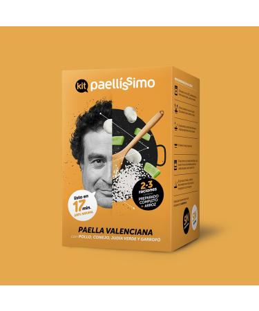 Paellissimo Paella Set for Authentic Valenciana Recipe | Includes Paella Rice Spice & Broth | Perfect for 2-3 People | Michelin-Star Quality - Buy Online on SooperMarket.com