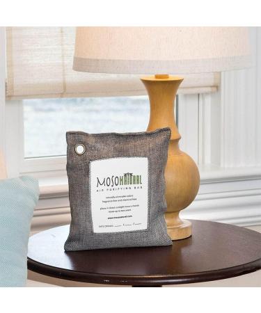 Moso Natural 500g Air Purifying Bag - Scent-Free Odor Eliminator for Kitchens, Bedrooms, Living Rooms & Pet Areas - Premium Bamboo Charcoal Absorber - Buy Online on SooperMarket.com