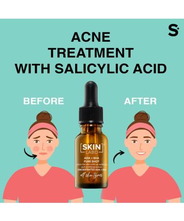SKIN LABO SkinLabo Active Serum Aha + Bha Eliminates Surface Dead Cells Skin Perfecter with Exfoliating and Purifying Action 15 ml (Old Version) - Buy Online on SooperMarket.com