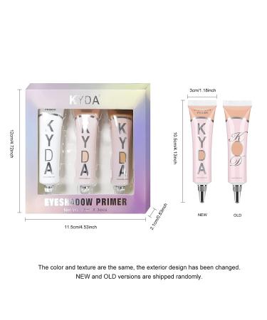 Ownest 3 Colors Eyeshadow Primer Set | Matte, Waterproof & Long-Lasting Base - Buy Online on SooperMarket.com