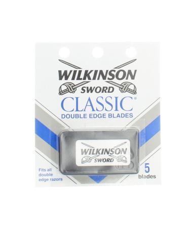 Wilkinson D/E Blades 5ct - Premium Double Edge Razor Blades for a Smooth Shave - International Shipping Available - Buy Online on SooperMarket.com