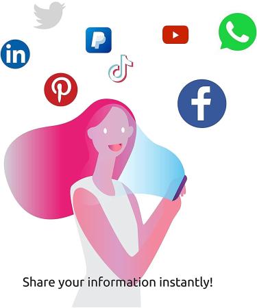 Social Master NFC Business Card - Instant Contact and Social Media Sharing - Gray - iOS and Android Compatible - Buy Online on SooperMarket.com