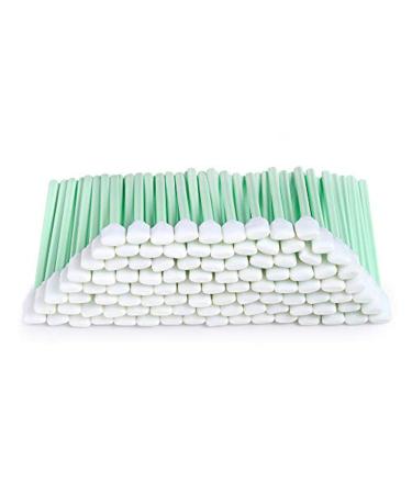 100pc 5.11 Square Rectangle Foam Cleaning Swab Sticks for Solvent Format Inkjet Printer Roland Optical Equipment Green-100