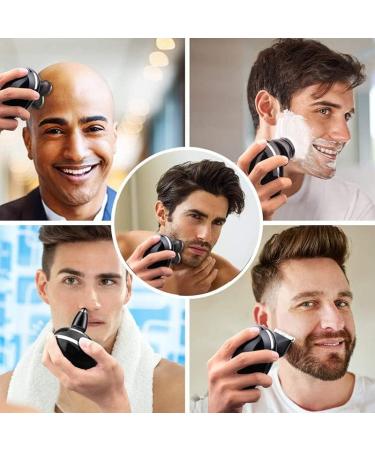 Electric Razor for Men - 5-in-1 Wet & Dry Shaver Kit | Rechargeable Rotary Grooming Tool - Buy Online on SooperMarket.com