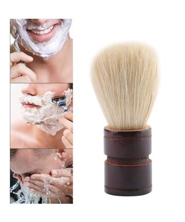 Premium Wooden Handle Shaving Brush for Men - Hog Bristles Ideal for Home & Travel - Perfect Beard Grooming Tool - Buy Online on SooperMarket.com