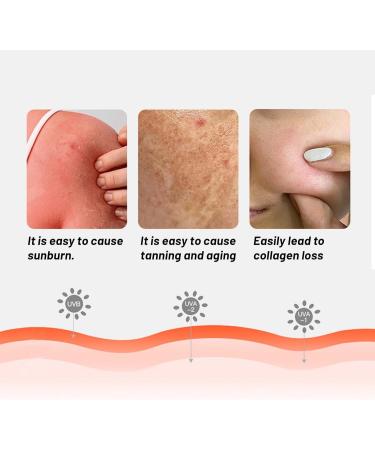 SPF50+ Sun Cream Face Moisturiser Brightening Serum For Face High Protection Against Uva & Uvb Face Suncream Sun Cream For All Skin Types Anti Aging&Skin Brightening Skin Barrier Repair 50g - Buy Online on SooperMarket.com