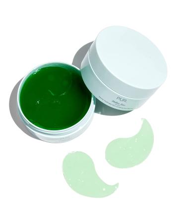 PUR Mellow Eyes Hemp-Derived Eye Patches: Reduce Puffiness & Brighten Under Eye Area with Hemp Seed Oil, Green Tea Extract & Kiwi Fruit Extract - 30 Pairs (Cruelty & Gluten Free) - Buy Online on SooperMarket.com