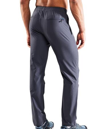 Haimont Men's Lightweight Hiking Stretch Pants | Quick Dry Nylon, UPF50 & Water Resistant, Zipper Pockets | Odyssey Grey X-Large - Buy Online on SooperMarket.com