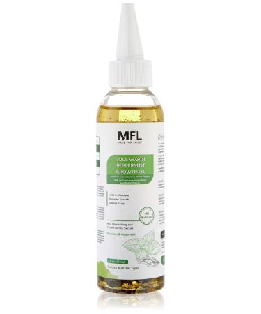 Locs Vegan Growth Serum | Locs Oil (Pineapple Blueberry & Peppermint Scent) | 4 oz (Peppermint & Rosemary)