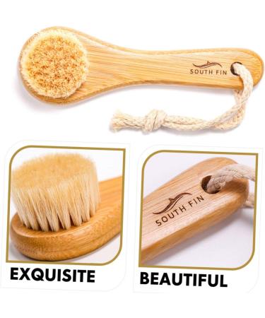 Housoutil Horse Hair Face Brush - Gentle Exfoliating Pore Cleaner & Facial Cleansing Brush for Dead Skin Removal - Buy Online on SooperMarket.com