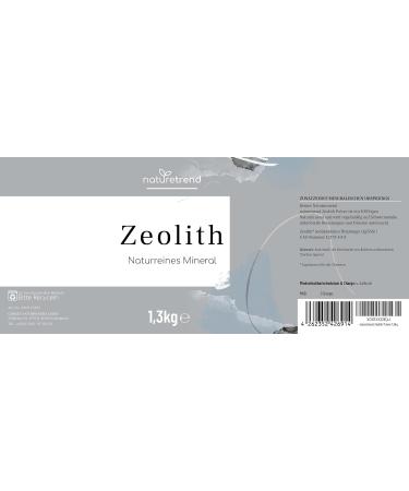 Buy NatureTrend Zeolite Powder 1.3kg - Premium Quality Natural Clean 94% Purity Extra Finely Ground Volcanic Stone - International Shipping Available - Buy Online on SooperMarket.com