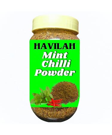 Havilah Mint Chilli powder 250 g Mint Idli karam podi Pudhina chilli Podi Fibre Rich pudhina Karam Podi Mint Spice Powder